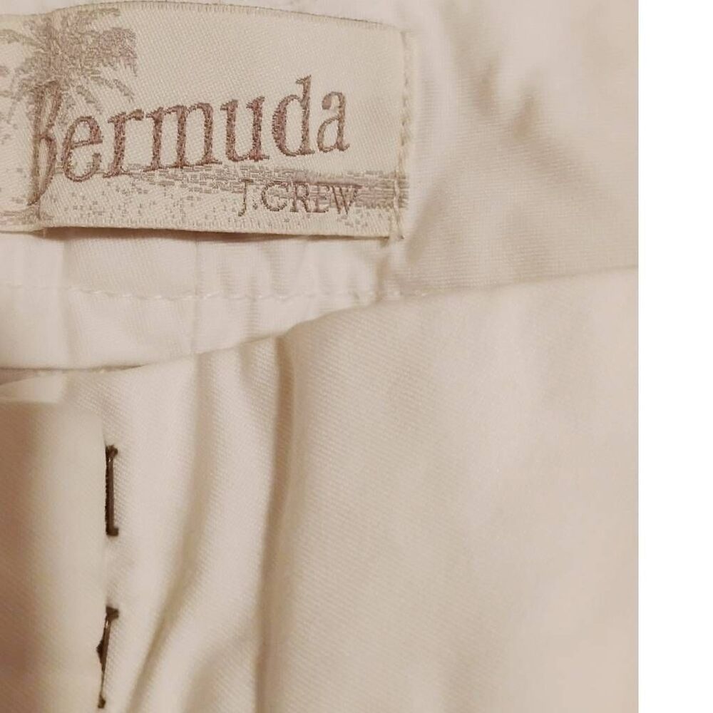 J. Crew Women's White Cotton  Shorts Size 4 - Picture 4 of 5